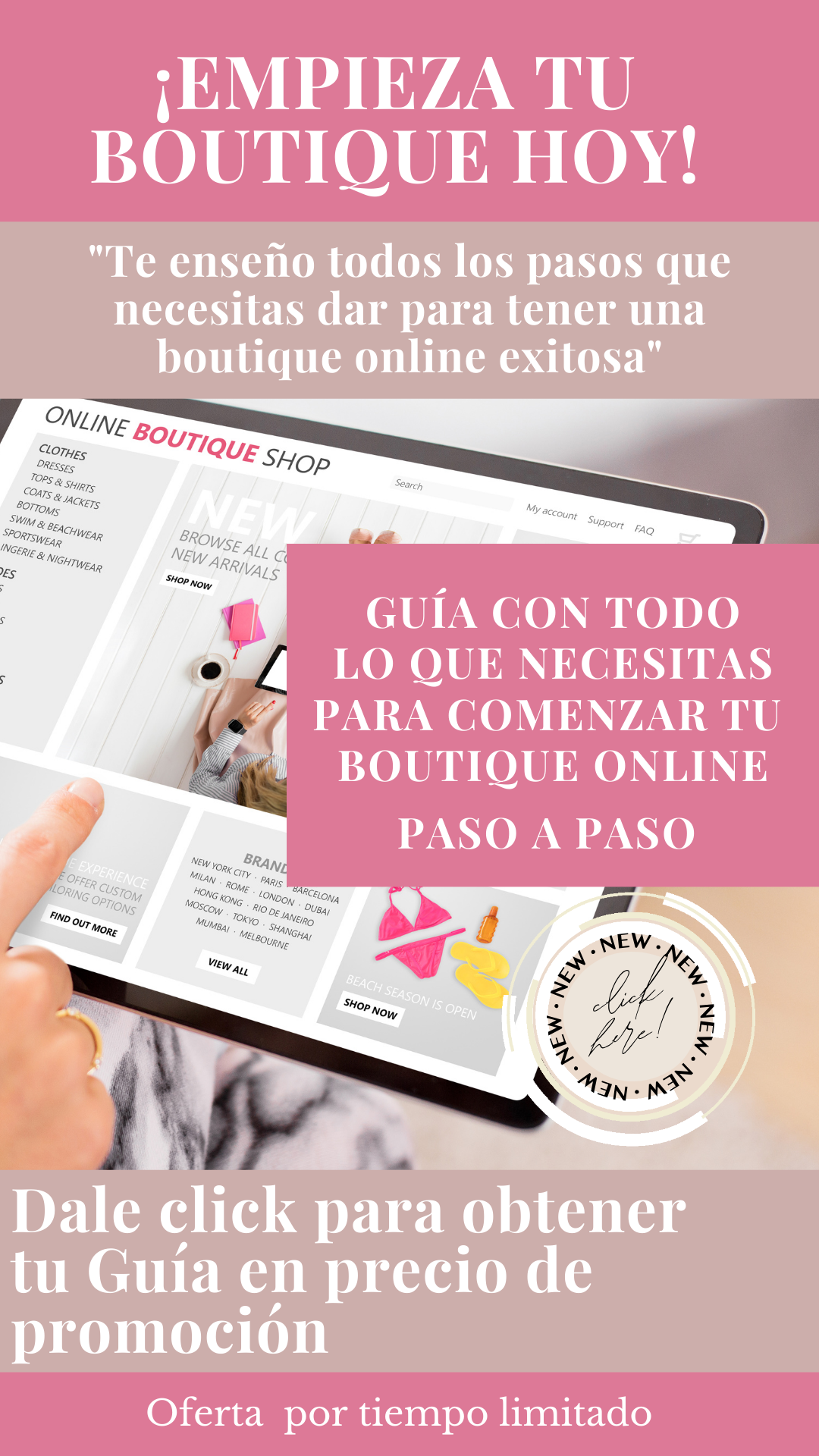 EBOOK TODO LO QUE NECECITAS PARA TU BOUTIQUE ONLINE