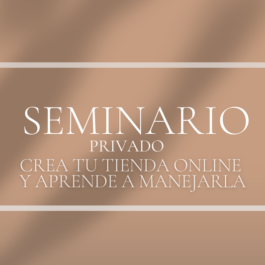 Seminario Crea tu tienda Online desde Cero y Aprende a Manejarla (Depósito)