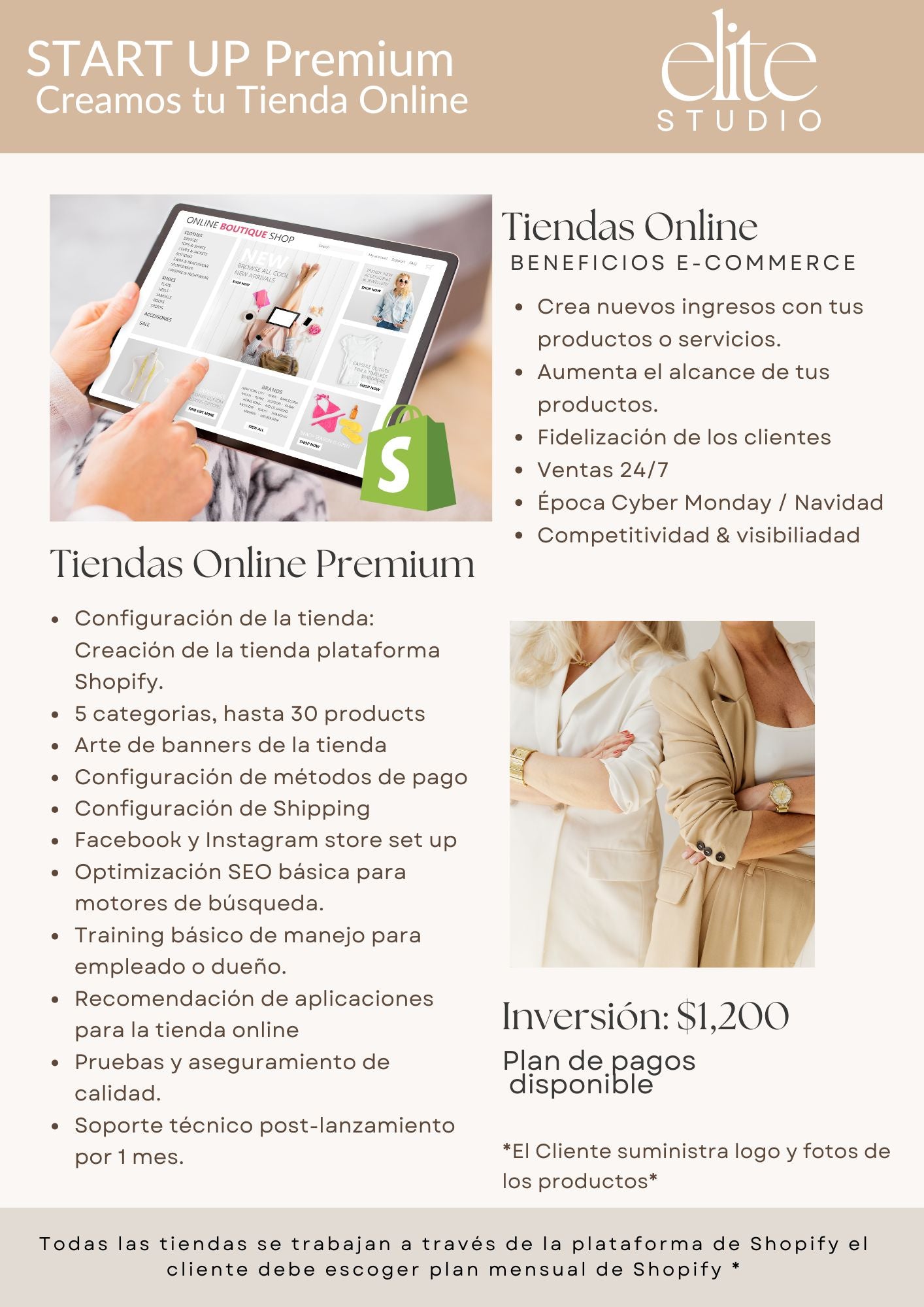 Tienda online PREMIUM